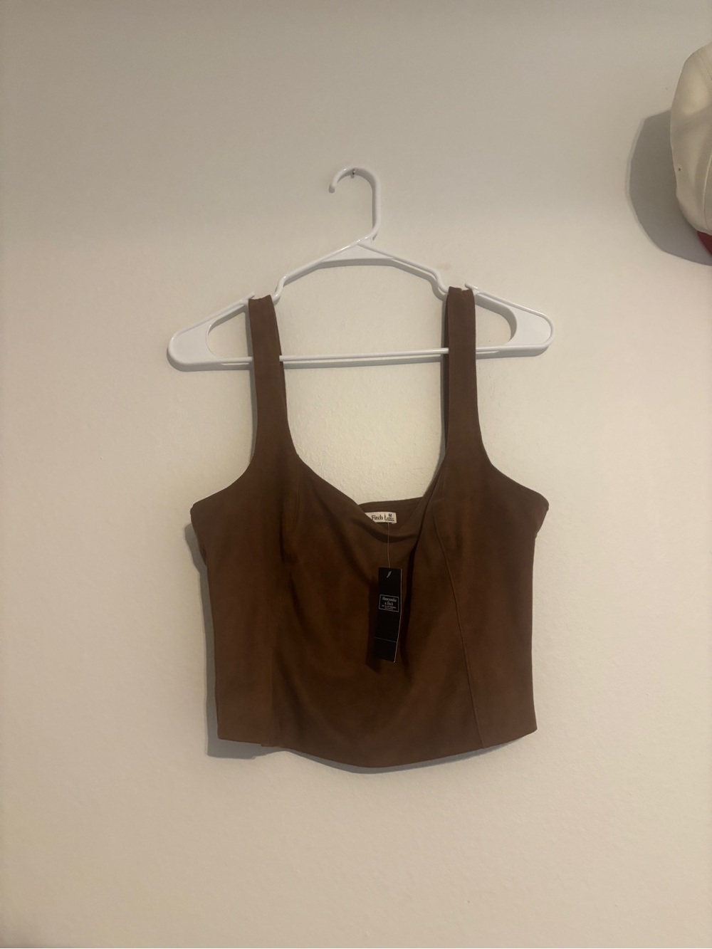 Abercrombie & Fitch Brown Cropped Tank Top